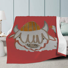 Load image into Gallery viewer, Ti Amo I love you - Exclusive Brand - Rose Vale - Cow - Blankets
