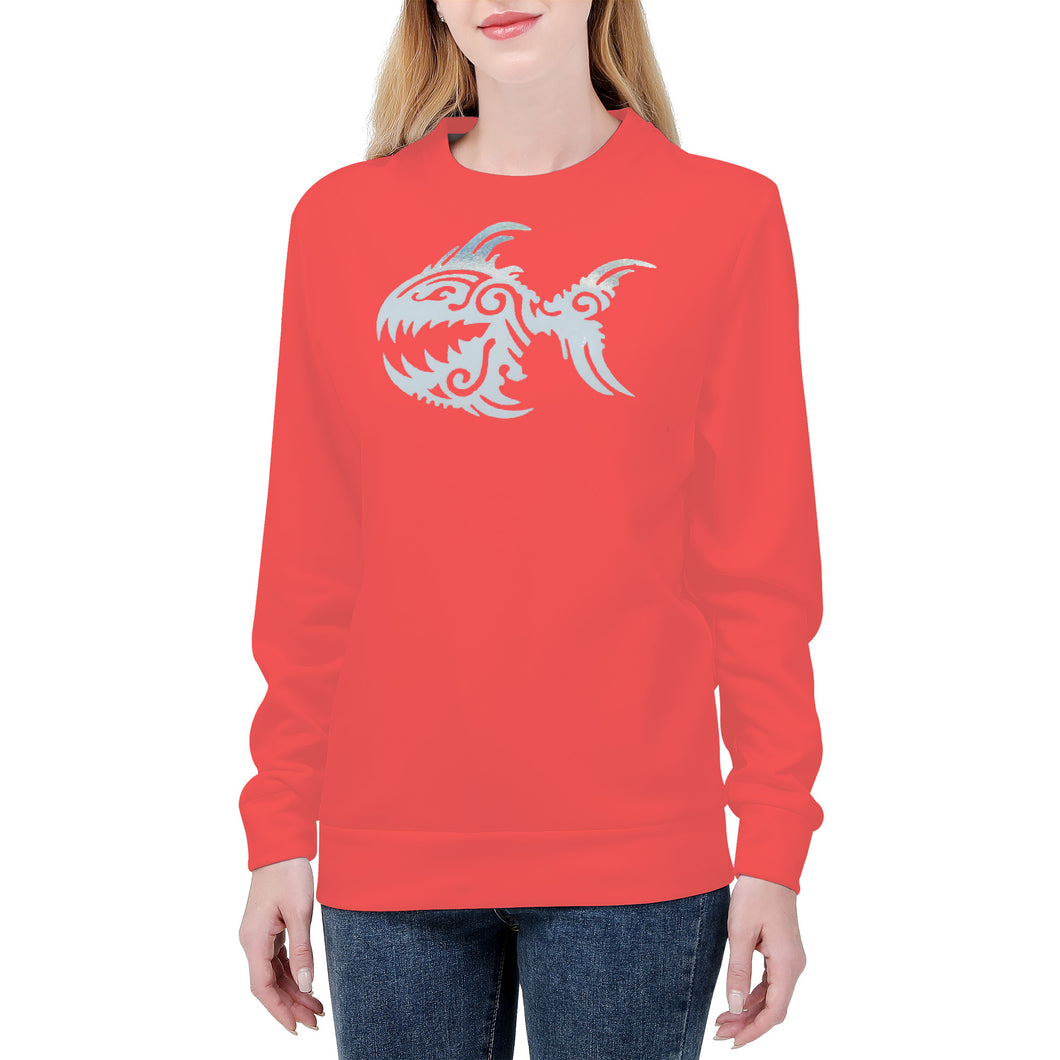 Ti Amo I love you - Exclusive Brand  - Persimmon - Angry Fish - Women's Sweatshirt