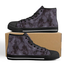 Load image into Gallery viewer, Ti Amo I love you - Exclusive Brand - High-Top Canvas Shoes - Black Soles
