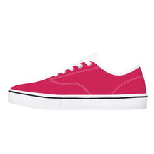 Load image into Gallery viewer, Ti Amo I love you - Exclusive Brand - Cerise Red 2 - Double White Heart -  Skate Shoe - White Soles
