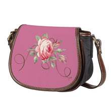 Load image into Gallery viewer, Ti Amo I love you - Exclusive Brand - Charm - Rose - Saddle Bag
