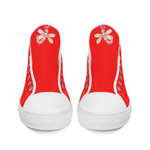 Load image into Gallery viewer, Ti Amo I love you - Exclusive Brand - High-Top Canvas Shoes - White Soles
