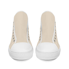 Load image into Gallery viewer, Ti Amo I love you  - Exclusive Brand - Unisex High-Top Canvas Shoes - White Soles
