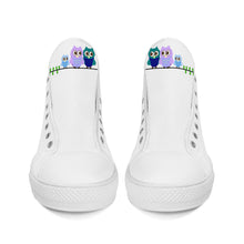 Load image into Gallery viewer, Ti Amo I love you - Exclusive Brand - High-Top Canvas Shoes - White Soles
