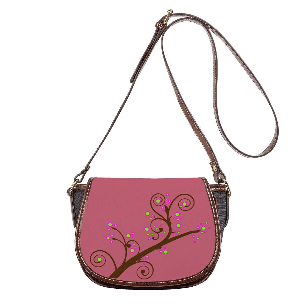 Ti Amo I love you - Exclusive Brand -Contessa 2 - Branch - Saddle Bag