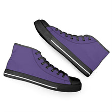 Load image into Gallery viewer, Ti Amo I love you - Exclusive Brand - High-Top Canvavs Shoes - Black Soles
