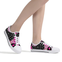 Load image into Gallery viewer, Ti Amo I love you - Exclusive Brand - Low-Top Canvas Shoes - White Soles
