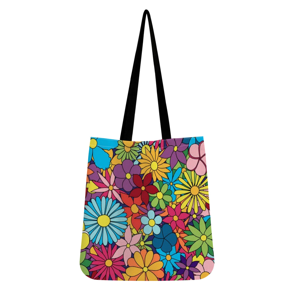 Ti Amo I love you - Exclusive Brand - Colorful Flowers - Cloth Totes