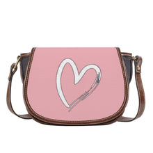 Load image into Gallery viewer, Ti Amo I love you - Exclusive Brand - Mandys Pink - Saddle Bag
