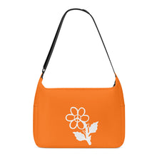 Load image into Gallery viewer, Ti Amo I love you- Exclusive Brand - Pumpkin - White Daisy - Journey Computer Shoulder Bag
