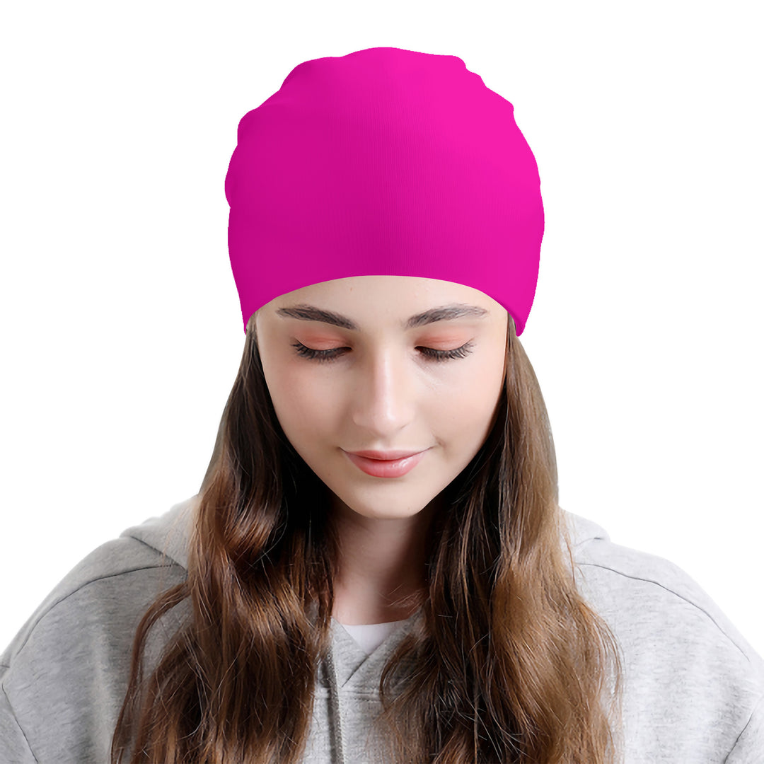 Ti Amo I love you - Exclusive Brand  - Hollywood Cerise - Adult Knitted Beanie - Silk