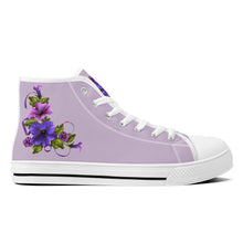 Load image into Gallery viewer, Ti Amo I love you - Exclusive Brand - High-Top Canvas Shoes - White Soles
