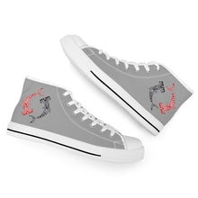 Load image into Gallery viewer, Ti Amo I love you  - Exclusive Brand  - Womens High-Top Canvas Shoes - White
