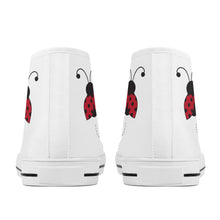 Load image into Gallery viewer, Ti Amo I love you - Exclusive Brand - High-Top Canvas Shoes - White Soles
