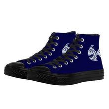 Load image into Gallery viewer, Ti Amo I love you - Exclusive Brand - Stratos - Angry Fish - High Top Canvas Shoes - Black  Soles
