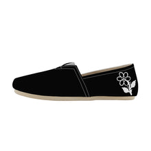 Load image into Gallery viewer, Ti Amo I love you  - Exclusive Brand - Black - Daisy - Casual Flat Driving Shoe
