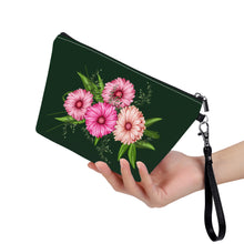 Load image into Gallery viewer, Ti Amo I love you - Exclusive Brand  - Celtic - Pink Floral - Sling Cosmetic Bag
