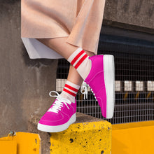 Load image into Gallery viewer, Ti Amo I love you -  Exclusive Brand  - Hollywood Cerise - Low Top Unisex Sneakers
