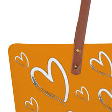 Load image into Gallery viewer, Ti Amo I love you - Exclusive Brand  - Tahiti Gold - Lots of Hearts - Dive Cloth Totes
