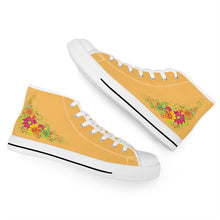 Load image into Gallery viewer, Ti Amo I love you - Exclusive Brand - High-Top Canvas Shoes - White Soles
