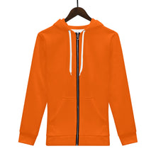 Load image into Gallery viewer, Ti Amo I love you - Exclusive Brand - Blaze Orange - Men&#39;s Zip Hoodie
