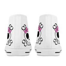 Load image into Gallery viewer, Ti Amo I love you - Exclusive Brand - High-Top Canvas Shoes - White Soles
