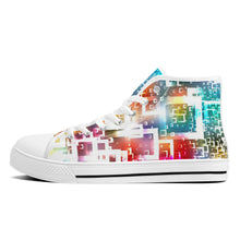 Load image into Gallery viewer, Ti Amo I love you  - Exclusive Brand  - High-Top Canvas Shoes - White Soles
