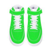 Load image into Gallery viewer, Ti Amo I love you - Exclusive Brand - Ball Green - High Top Unisex Sneakers
