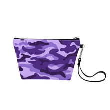 Load image into Gallery viewer, Ti Amo I love you - Exclusive Brand - Minsk, Grape 2, Mauve 2, Fushia Blue &amp; Jacarta Camouflage - Sling Cosmetic Bag
