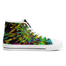 Load image into Gallery viewer, Ti Amo I love you - Exclusive Brand  - High-Top Canvas Shoes - White Soles
