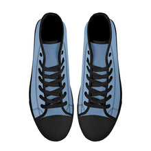 Load image into Gallery viewer, Ti Amo I love you - Exclusive Brand - High-Top Canvas Shoes - Black Soles
