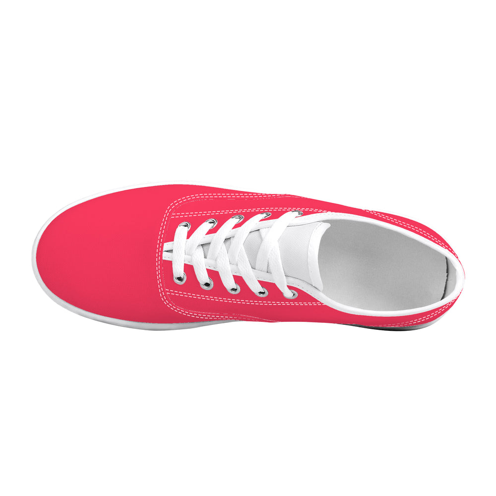 Ti Amo I love you -  Exclusive Brand  - Radical Red - Double White Heart -  Skate Shoe - White Soles