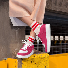 Load image into Gallery viewer, Ti Amo I love you - Exclusive Brand - Cerise Red 2 - Low Top Unisex Sneakers
