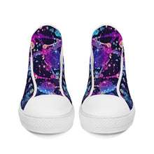 Load image into Gallery viewer, Ti Amo I love you - Exclusive Brand  - High-Top Canvas Shoes - White Soles
