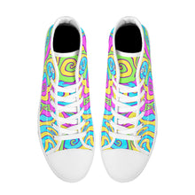 Load image into Gallery viewer, Ti Amo I love you - Exclusive Brand - High-Top Canvas Shoes - White Soles
