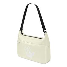 Load image into Gallery viewer, Ti Amo I love you - Exclusive Brand - Beige - White Daisy - Journey Computer Shoulder Bag
