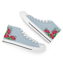 Load image into Gallery viewer, Ti Amo I love you - Exclusive Brand  - High-Top Canvas Shoes - White Soles
