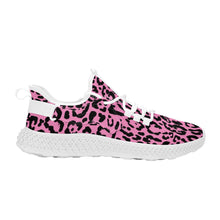 Load image into Gallery viewer, Ti Amo I love you - Exclusive Brand - Begonia Pink - Leopard - Mesh Knit Shoes
