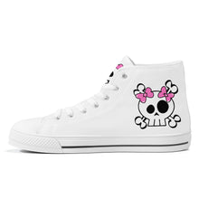 Load image into Gallery viewer, Ti Amo I love you - Exclusive Brand - High-Top Canvas Shoes - White Soles
