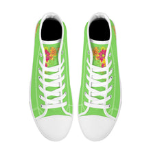 Load image into Gallery viewer, Ti Amo I love you - Exclusive Brand  - High-Top Canvas Shoes - White Soles
