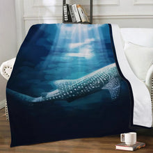 Load image into Gallery viewer, Ti Amo I love you - Exclusive Brand - Whale Shark - Micro Fleece Blankets
