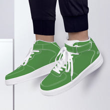 Load image into Gallery viewer, Ti Amo I love you - Exclusive Brand - Bamboo Green - High Top Unisex Sneakers
