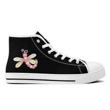 Load image into Gallery viewer, Ti Amo I love you - Exclusive Brand - High-Top Canvas Shoes - White Soles
