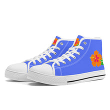 Load image into Gallery viewer, Ti Amo I love you  - Exclusive Brand  - Womens High-Top Canvas Shoes - White Soles
