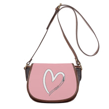 Load image into Gallery viewer, Ti Amo I love you - Exclusive Brand - Mandys Pink - Saddle Bag
