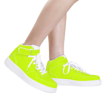 Load image into Gallery viewer, Ti Amo I love you - Exclusive Brand - Artic Lime - High Top Unisex Sneakers
