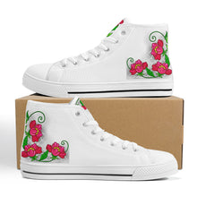 Load image into Gallery viewer, Ti Amo I love you - Exclusive Brand - High-Top Canvas Shoes - White Soles
