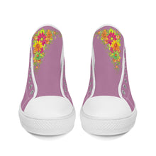 Load image into Gallery viewer, Ti Amo I love you  - Exclusive Brand - High-Top Canvas Shoes - White Soles
