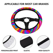 Load image into Gallery viewer, Ti Amo I love you - Exclusive Brand - Rainbow - Car Steering Wheel Covers
