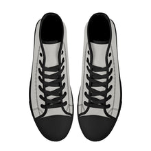 Load image into Gallery viewer, Ti Amo I love you - Exclusive Brand - High-Top Canvas Shoes - Black Soles
